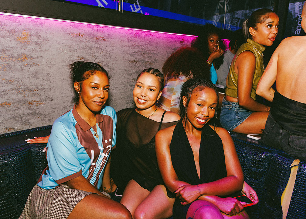 Social Circle friends seated together